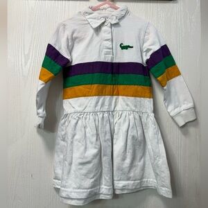 Girls Mardi Gras Rugby Dress